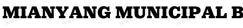 MIANYANG MUNICIPAL B字体转换